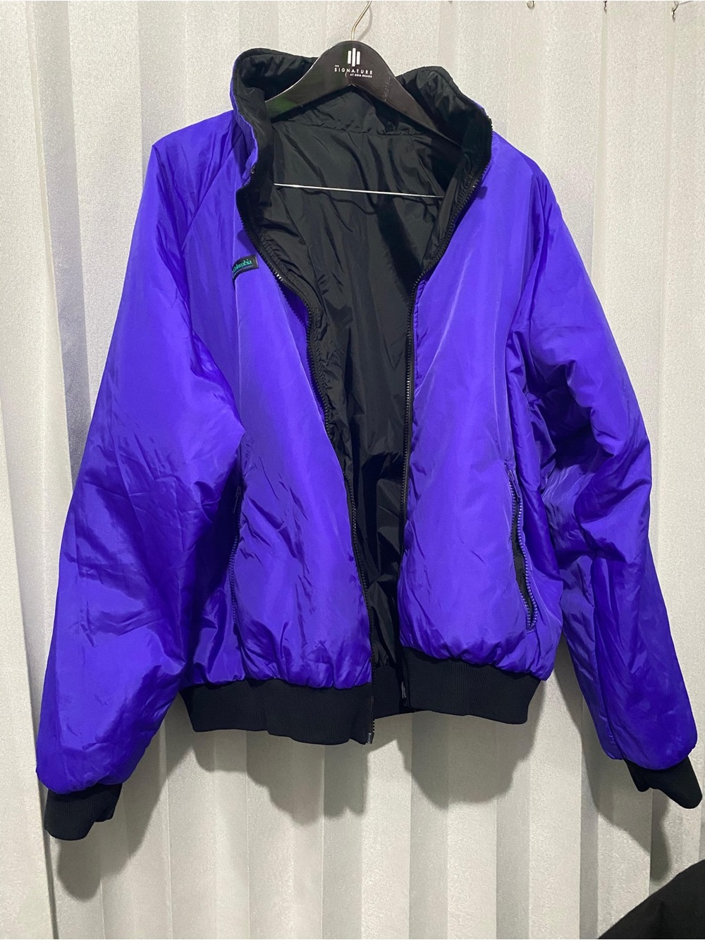 Vintage 80’s columbia men’s double sided jacket